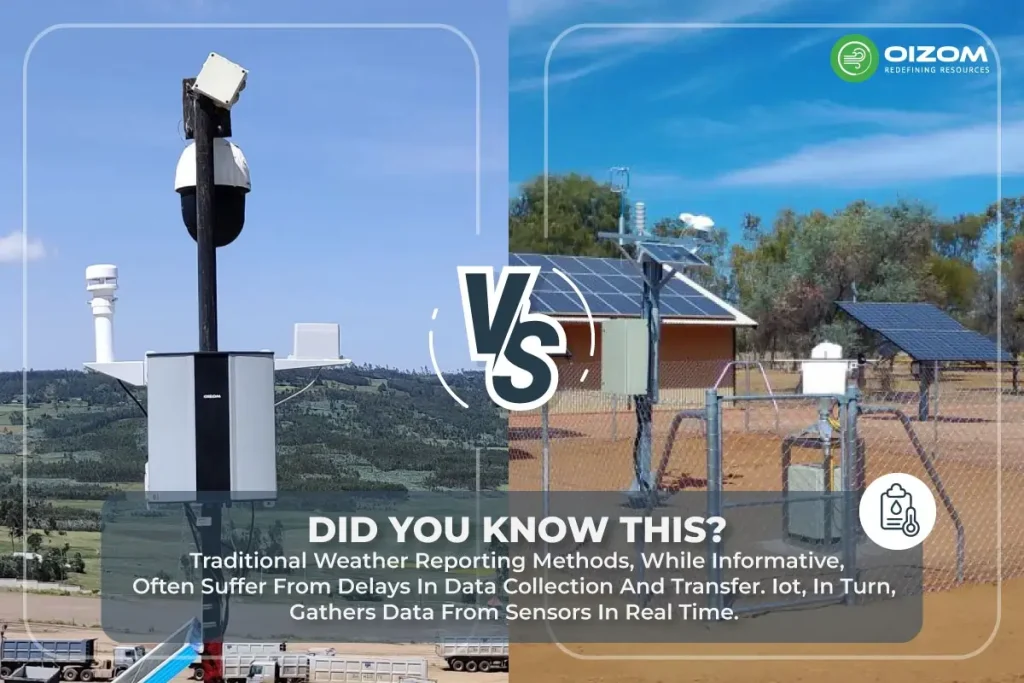 Traditional Weather Reporting Methods vs IoT