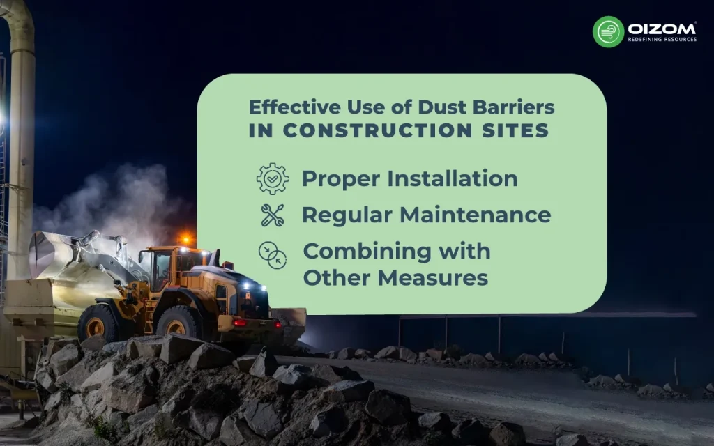 Effective Use of Dust Barriers in Construction Sites