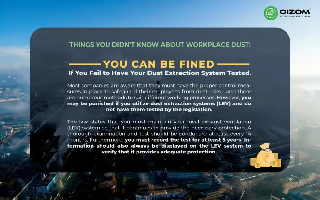 Things you didn't know about workplace dust