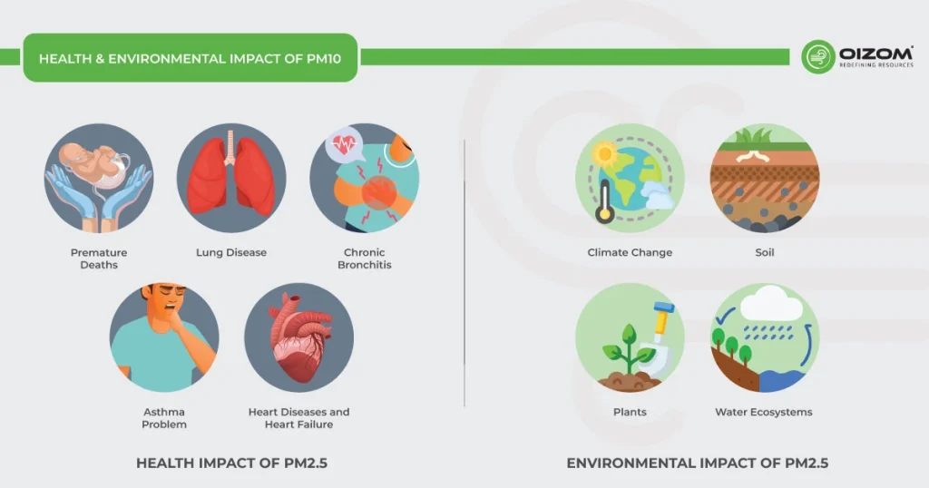Health and Environmental Impact of PM10