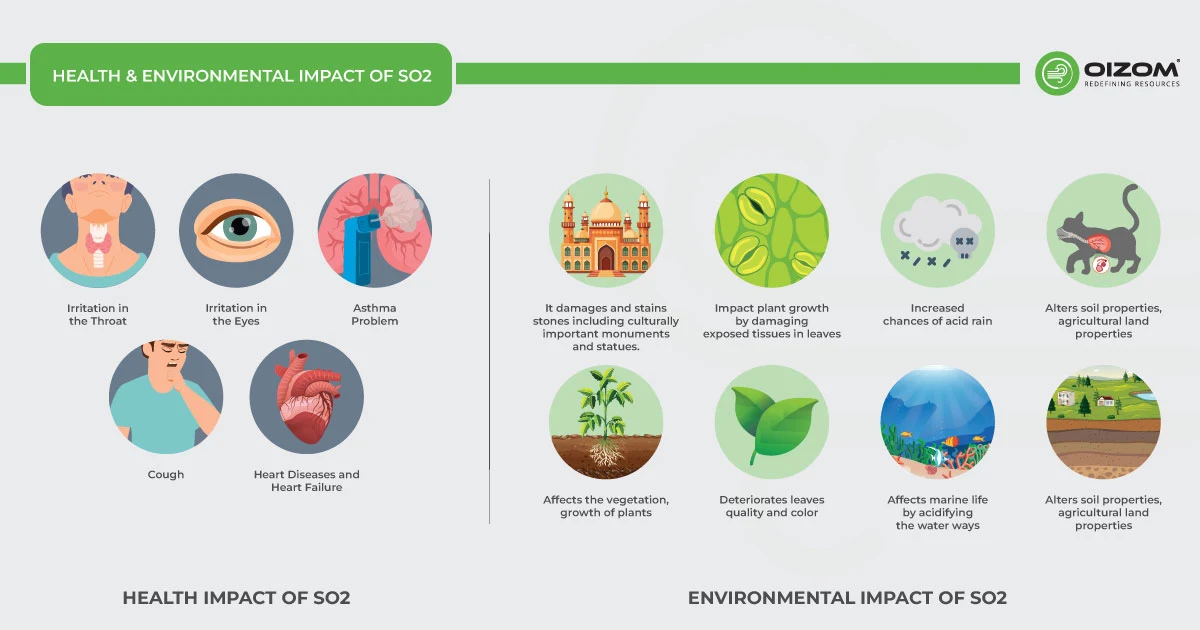 Health and Environmental Impact of SO2