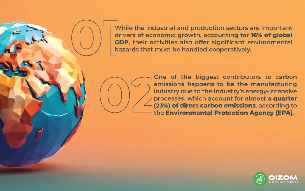 Common carbon management challenges in manufacturing