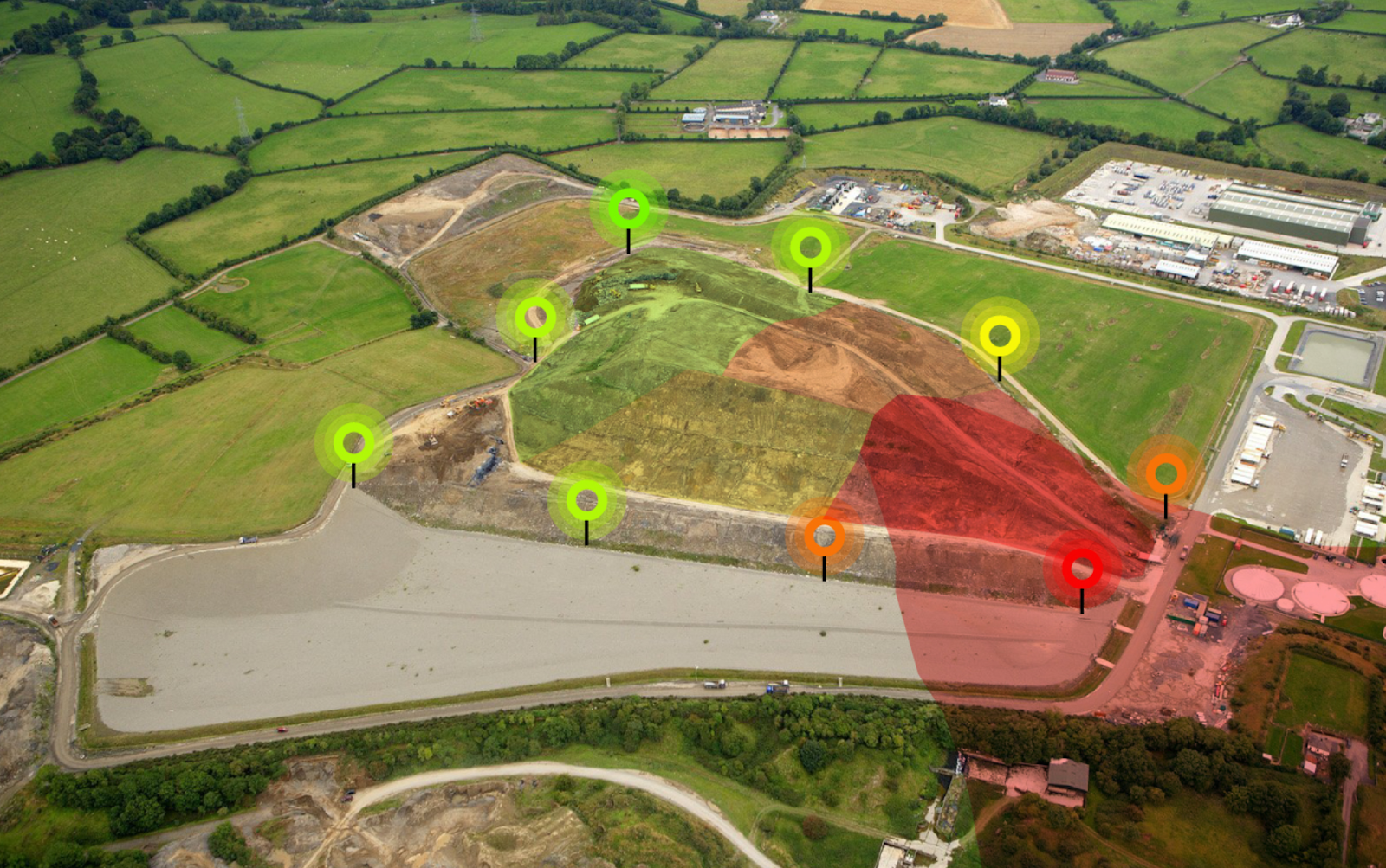 A network of electronic noses can help in identifying the hotspots and impacted areas through Dispersion Modelling.