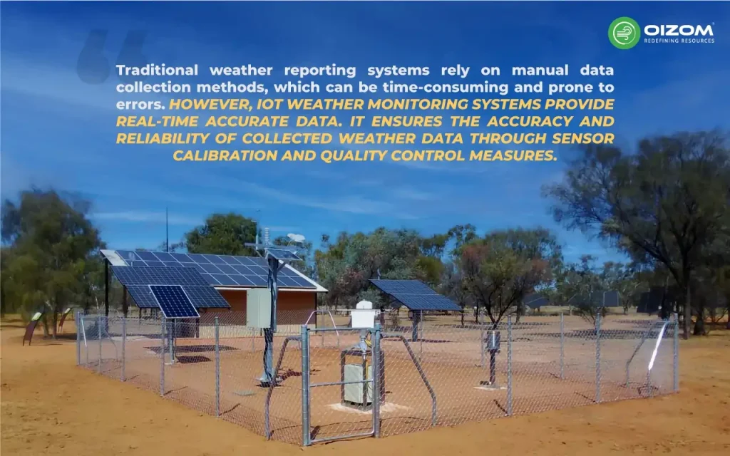 Benefits of Weather Monitoring System Using IoT