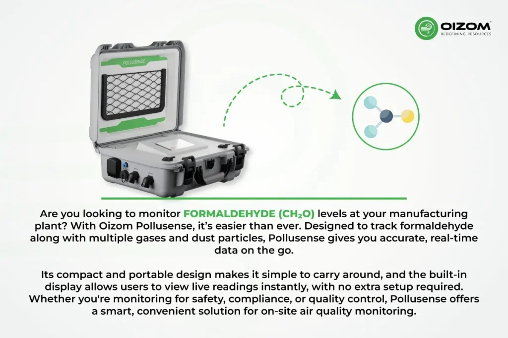 Oizom Pollusense to monitor Formaldehyde
