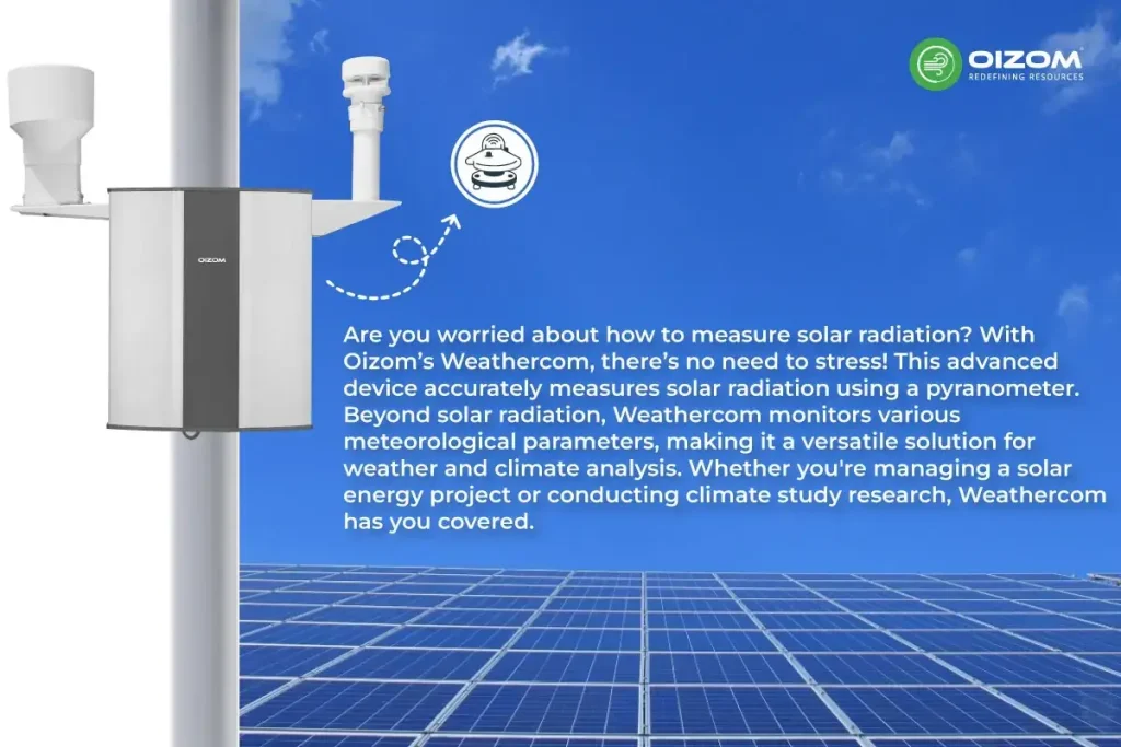 How is solar radiation measured